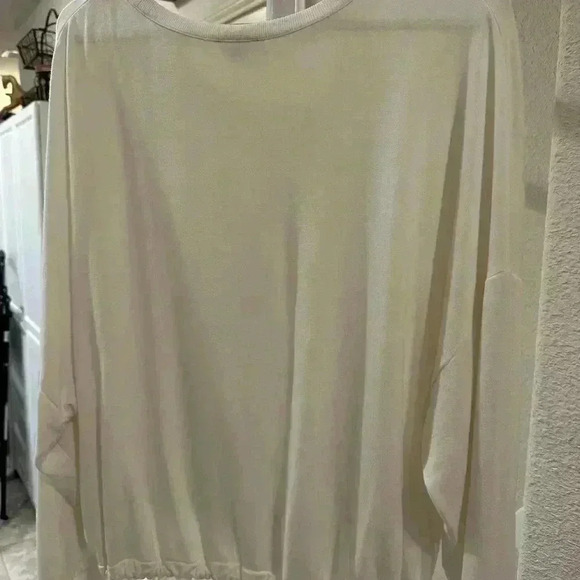 Express Oversized Drawstring White Sweater size M, Pre-Owned Good Condition - Picture 4 of 4